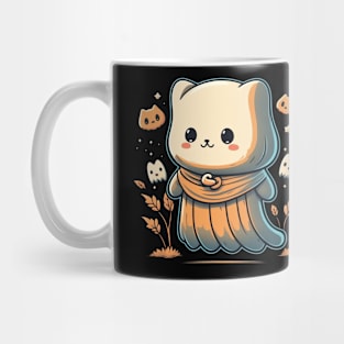 Spooky Ghost Cat Mug